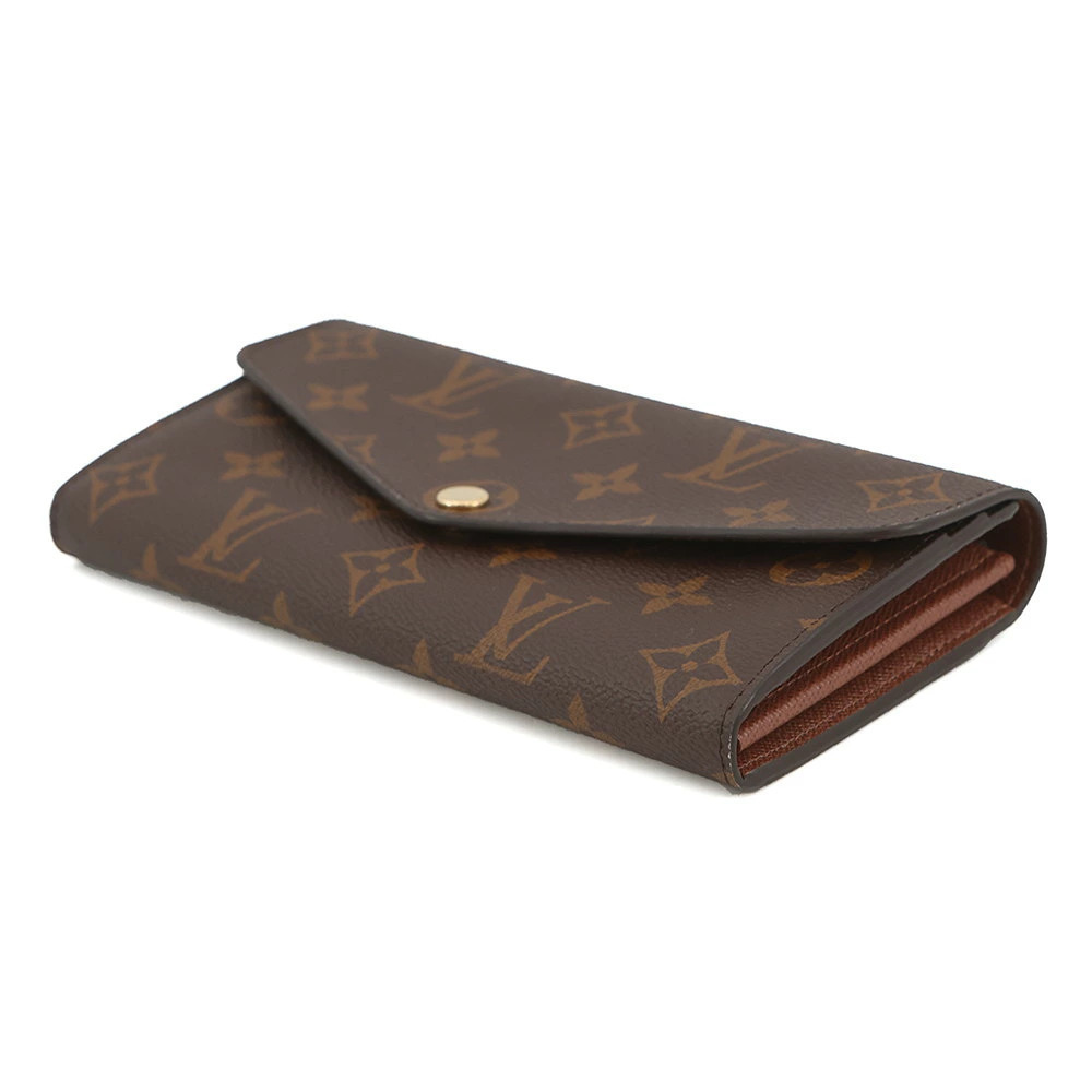Louis Vuitton Wallet Sarah Long Portefeuille Monogram Brown